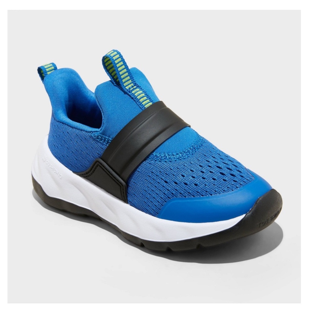 All in Motion Toddlers Blue and Black Sneakers with Slip-On Design - Picture 1 of 3